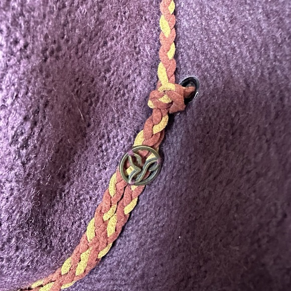 prAna Tempo Travel Hat Black Cherry Women's One Size Vegan Leather Chin Strap - Picture 6 of 9